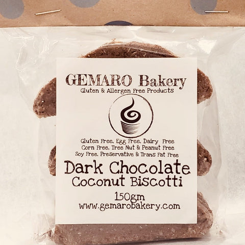 Dark Chocolate Coconut Biscotti 150g