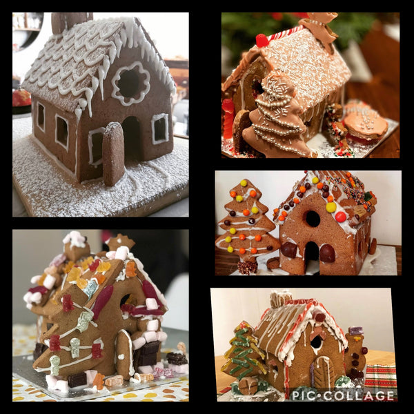 Gingerbread house (not assemble) - Candy not included